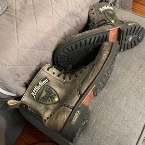 Affliction Combat Boots. Worn once, maybe twice